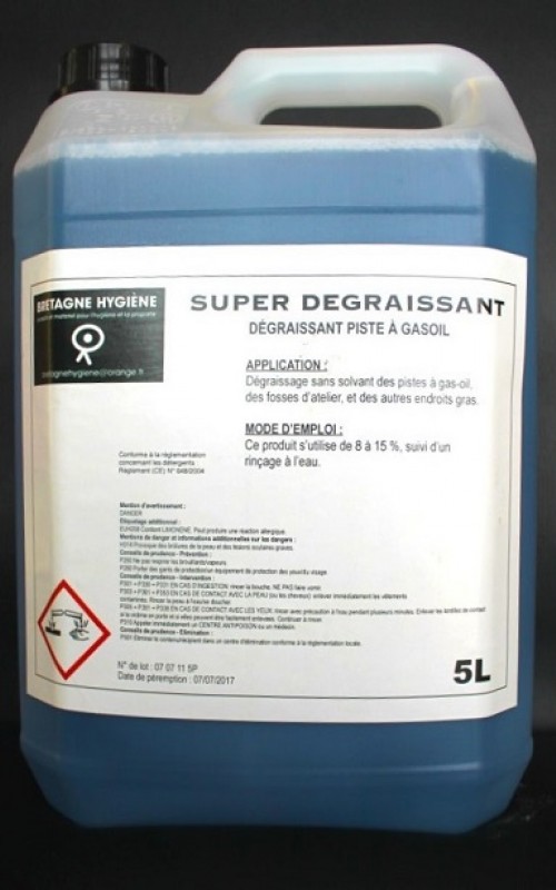 BRETAGNE HYGIENE 53 - SUPER DEGRAISSANT